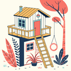 vector illustration of houses