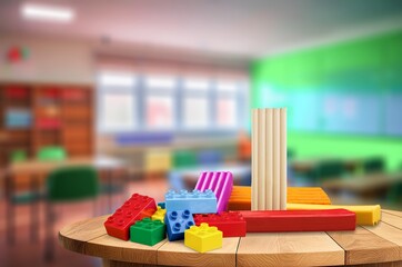 Different colored plasticine Educational games for children.