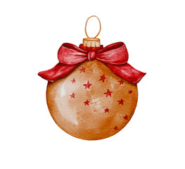 christmas decoration isolated on white background