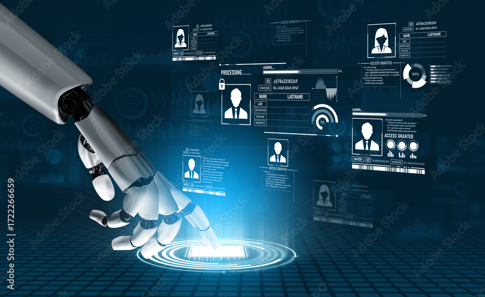 Poster ai safeguards digital identity with smart authentication, secure login systems, and virtual assistan