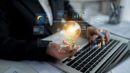 AI Assistant Brain Processor with LLM Technology, Big Data, Machine Learning, Generative AI for Business Support, Future Agentic AI Technology and Artificial Intelligence Prompt Engineering. Spline