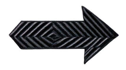 Black And White Chalk Arrow Graphic Element