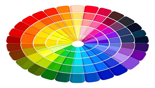 Color Wheel Visual Aid.