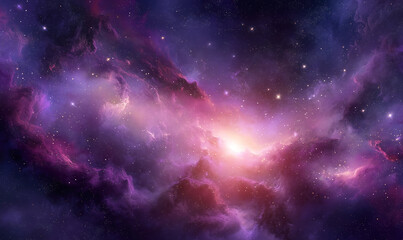 Beautiful blue sky at night with stars and galaxies. Bright deep space sky. High resolution space wallpaper.Universe. Bright deep space. Stars and galaxies. Created with generative AI