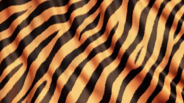 Closest up fabric texture with visible stripes and a gradient of brown and black.