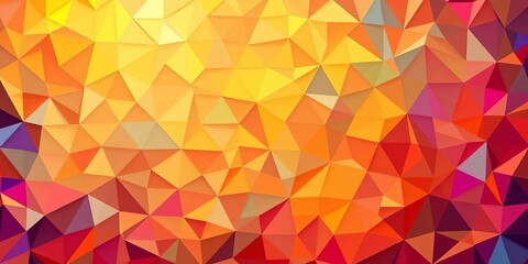 Fototapeta premium Intricate geometric shapes, vibrant colors blend seamlessly, creating an abstract mosaic , abstract texture, surface