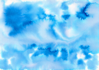 水彩・インクの自然なにじみを活かした背景素材