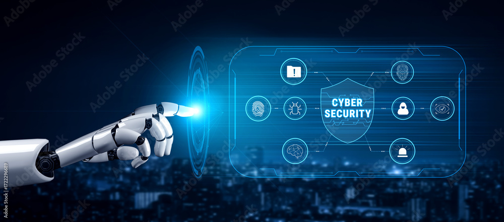 Poster ai driven cyber security services for digital data protection and threat prevention. an ai system fo