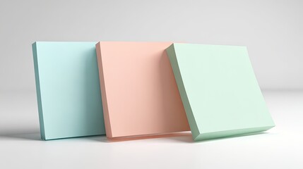 Pastel Color Block Mockup