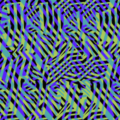 Abstract colorful background with a seamless psychedelic pattern of bright rainbow swirl lines for vector wallpaper illustration design