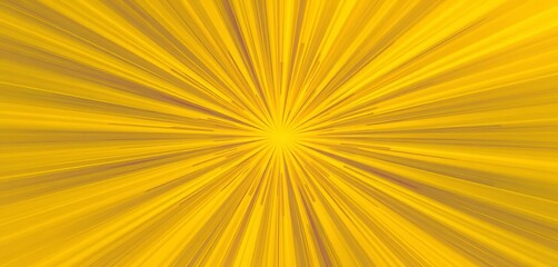 Obraz premium Abstract sunburst, vibrant yellow gradient texture, graphic, ray