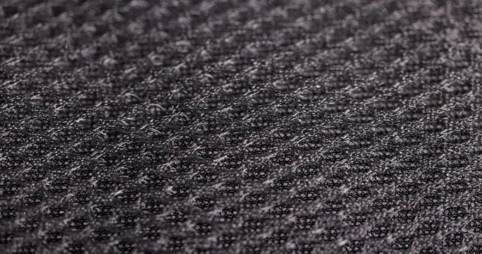 fabric to ensure air circulation, black thick fabric to provide ventilation at the back of backpacks and bags