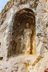 Statue of Longmen Grottoes in Luoyang, Henan