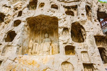 Statue of Longmen Grottoes in Luoyang, Henan