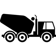 truck silhouette vector