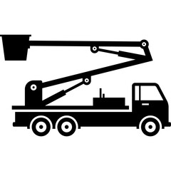 vector illustration of a set of trucks
