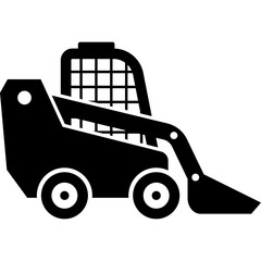 shopping car icon silhouette
