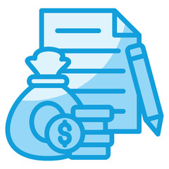 Loan Management Icon Element For Design