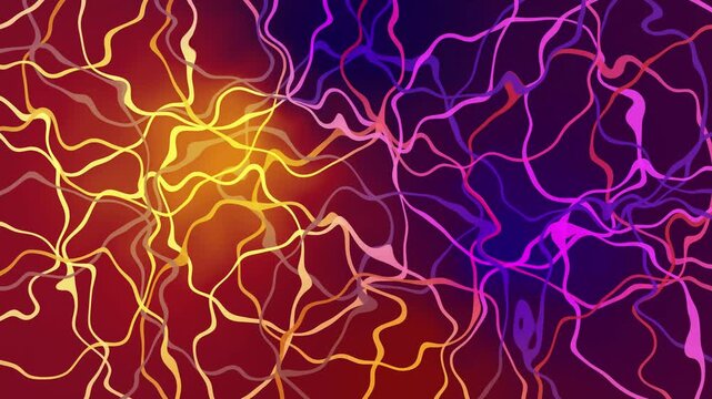 Luxury Kintsugi Pattern Flow Animation Loop