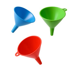 Plastic Funnels Kitchen Set
