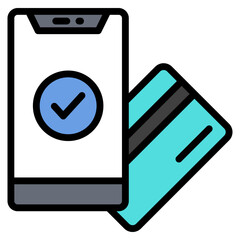 Digital Wallet Icon Element For Design