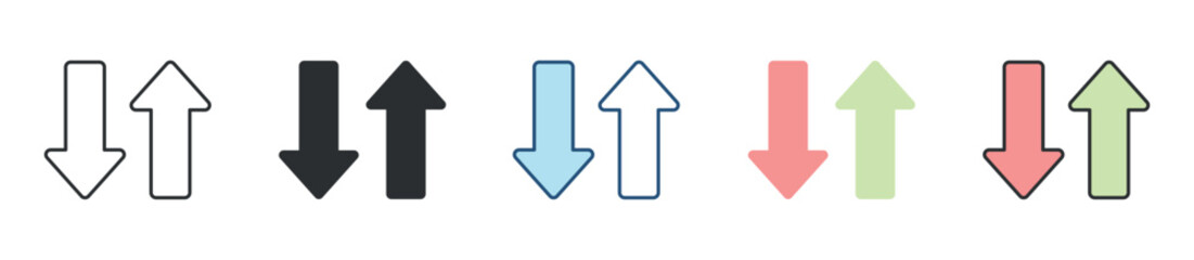 Balance Icon Set Multiple Style Collection