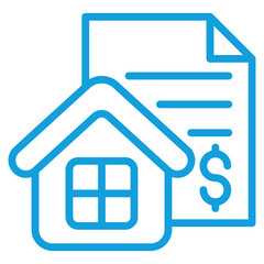 Mortgage Icon Element For Design