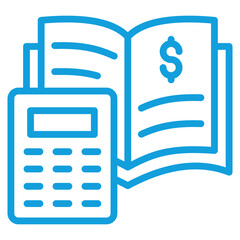 Accounting Ledger Icon Element For Design