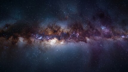 Obraz premium Vast Milky Way Galaxy View