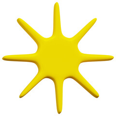 3D Sparkle Star Icon