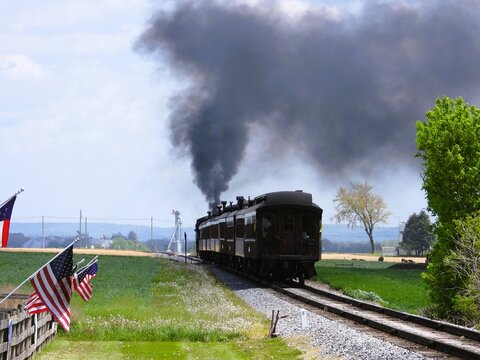 old steam train