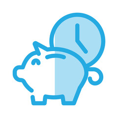 Piggy Bank icon design vector