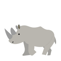 かわいいサイのイラスト