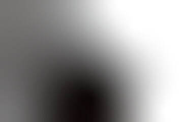 Abstract gray and white gradient background for design, isolated on transparent background