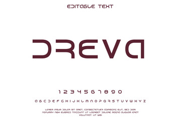 Modern sans serif font family with uppercase letters numbers and symbols