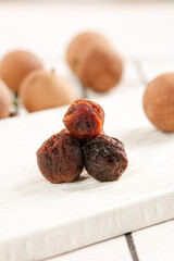 Chinese Dried Fruits and Preserved Foods from Guangdong Yunnan Traditional Seasonal Ingredients with Cinnamon Spices