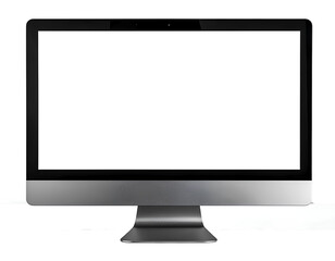 Fototapeta premium computer monitor isolated on white