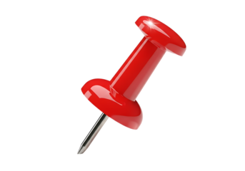red push pin