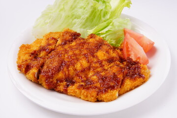 ソースチキンカツ
