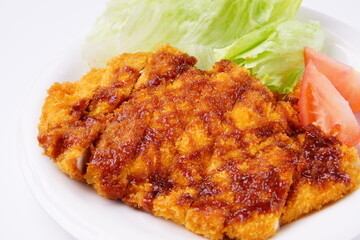 ソースチキンカツ