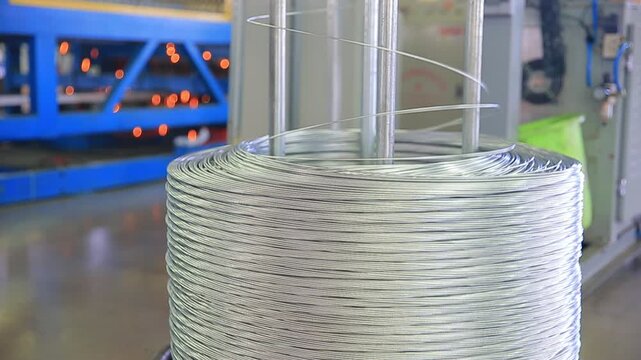 Wire mesh, storage and transportation of metal bars in metal factories, and mechanical equipment for operation