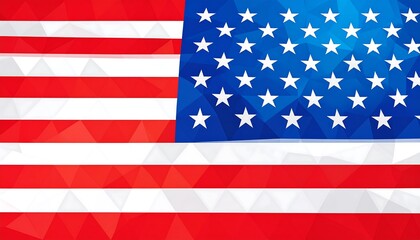 Fototapeta premium American Flag Close Up.