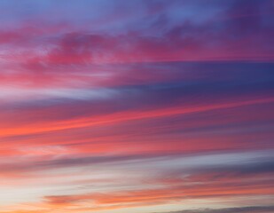 A breathtaking sunset with vibrant hues of pink, purple, and blue.