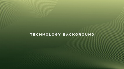 green futuristic technology background vector 4k
