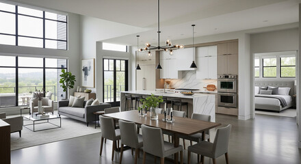 contemporary home design throughout entire house