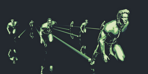 Business Talent Race For Competitive Market Edge