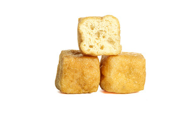 Fresh Fried Tofu Cubes - Asian Bean Curd Blocks for Cooking and Vegetarian Meals