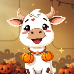 funny cow cartoon