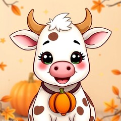 funny cow cartoon