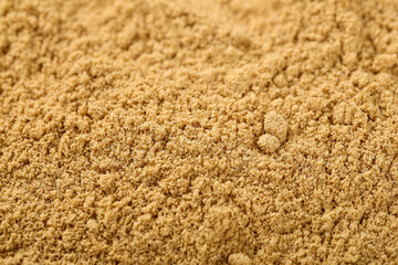 Fine Ginger Powder Spice Ingredient Texture Close-up for Cooking and Culinary Applications
